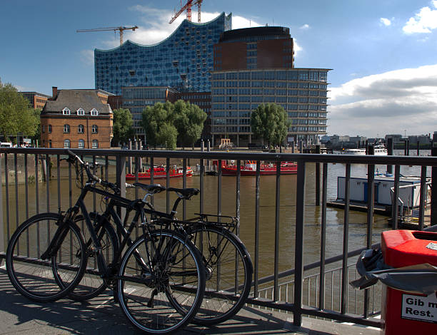 Beautiful views of Hamburg.