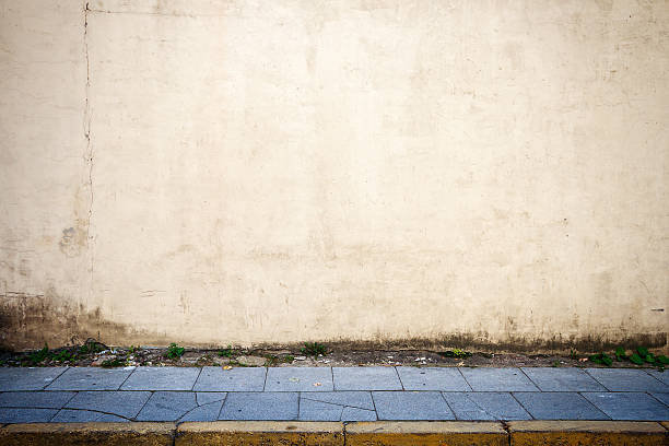 istock Old yellow wall 503422404