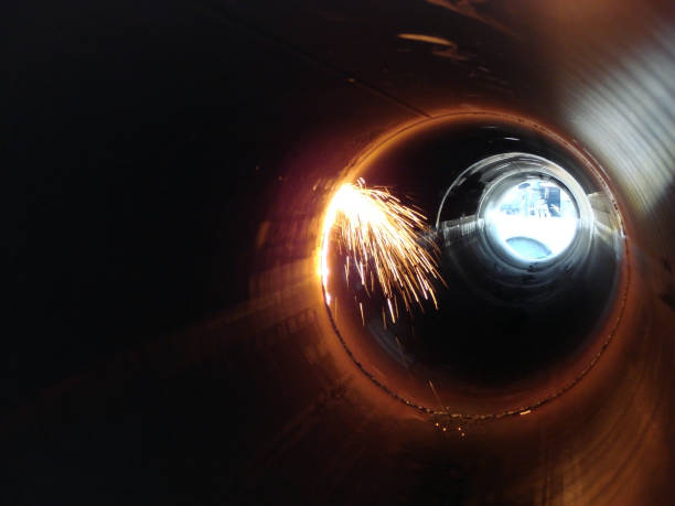 istock Welding of the pipeline. 503422924