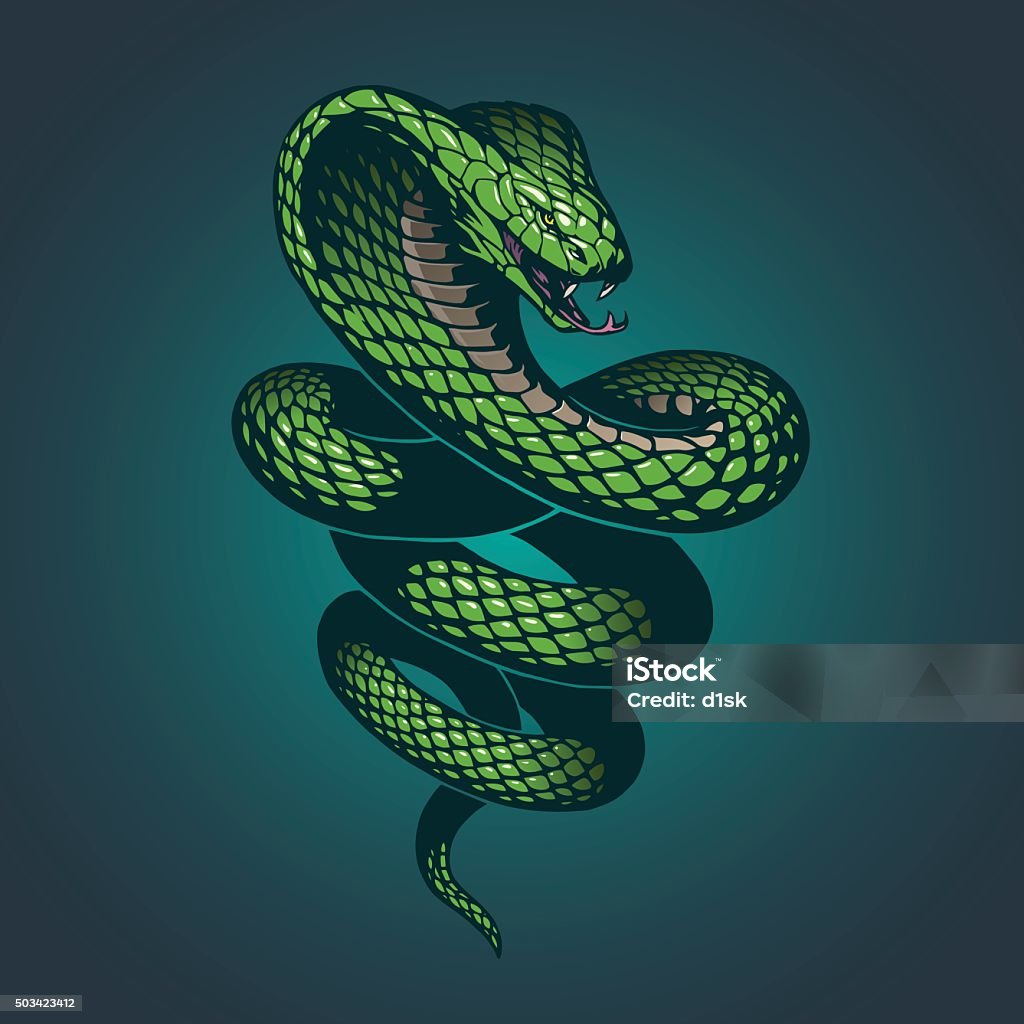 Snake illustration Snake illustration in vector. Snake stock vector