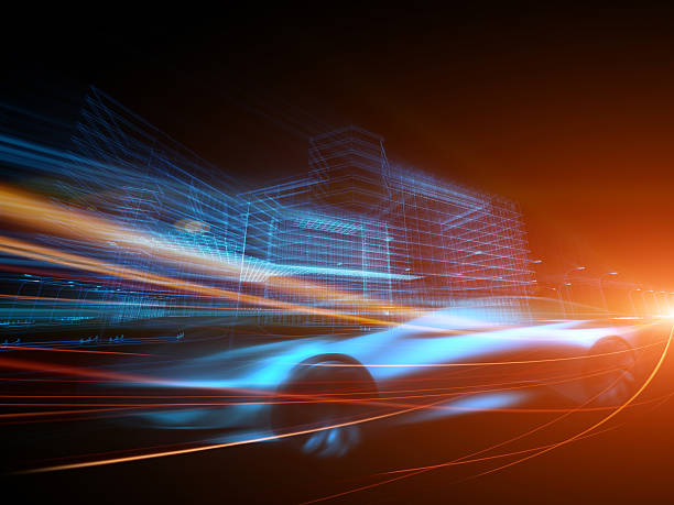 istock Urban highway traffic at night 503423700