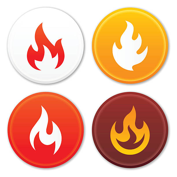 ilustrações de stock, clip art, desenhos animados e ícones de chama e símbolos - flaming torch flame fire symbol