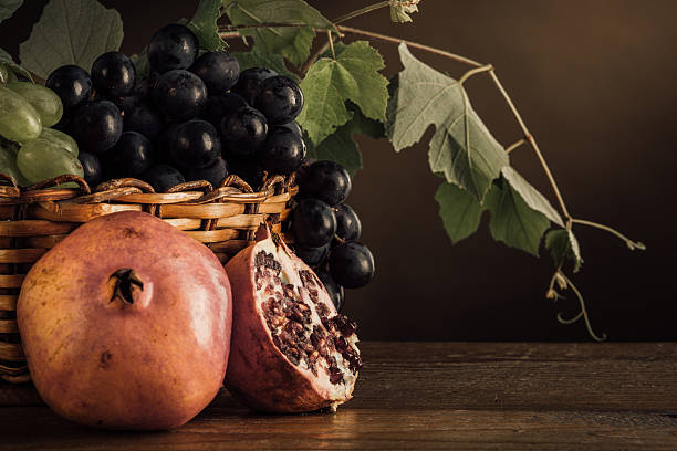 istock Seasonal fruit and basket 503426004