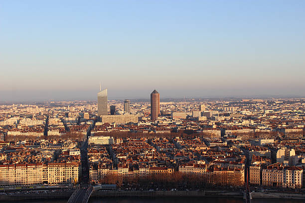istock Aerial Panorama View of Lyon 503427326