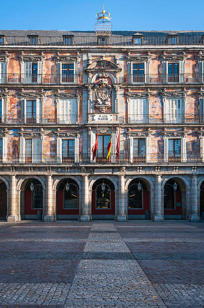 istock Madrid Plaza Mayor iconic arcade surrounding historic cobbled square Spain 503428284