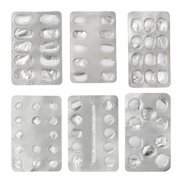 istock Set of empty plastic blister package 503428750