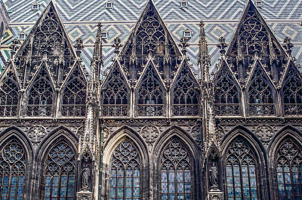 st.stephen's cathedral, wien, österreich - stefansdom stock-fotos und bilder