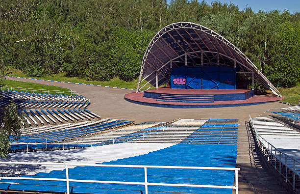istock Summer theater in a city forest park. 503436599