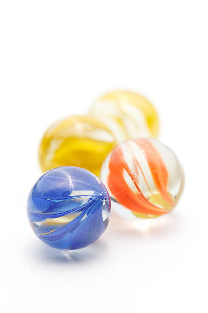 istock Marble Glass on White background 503436929