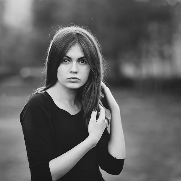 istock Young woman with long hair 503437531