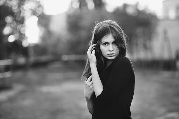 istock Young woman with long hair 503437547