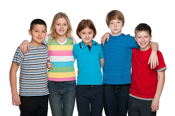 istock Group of happy children 503439419
