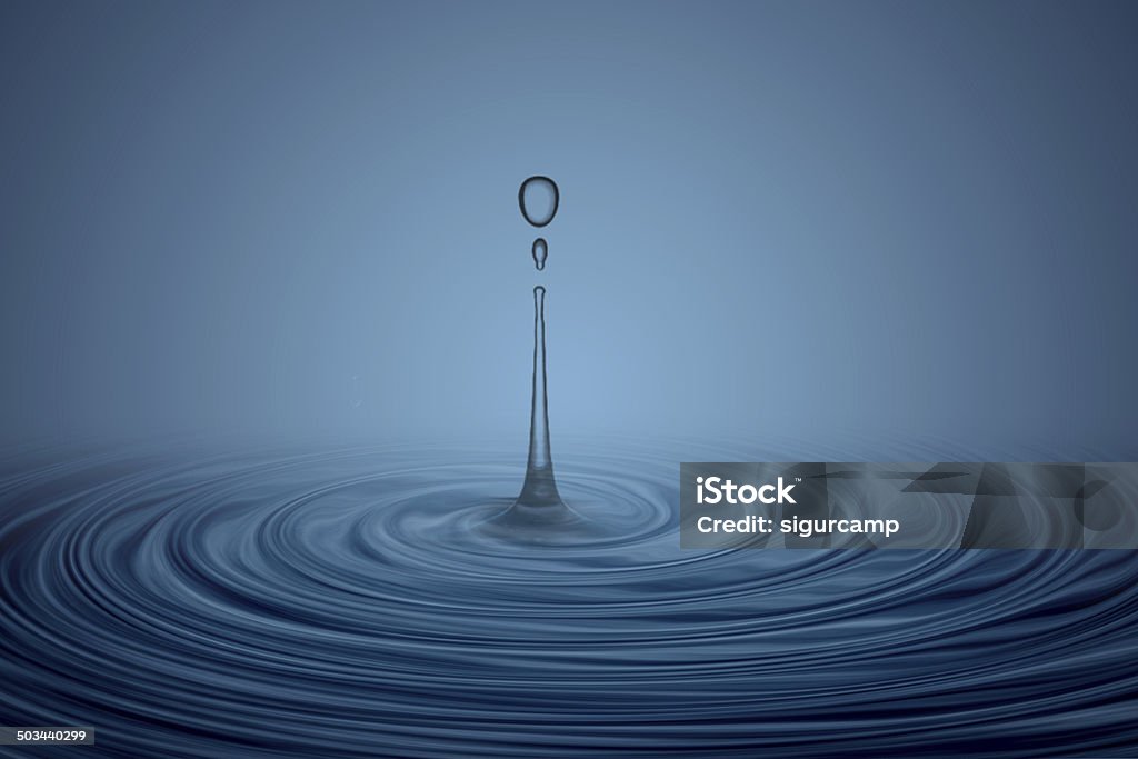 Water drop. Waterdrop illustration. Beauty In Nature stock illustration