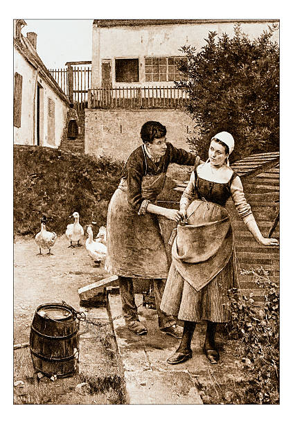 istock Antique illustration of 