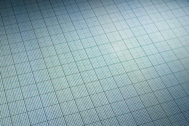 graph paper background, selective focus