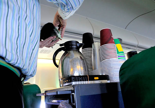 istock Coffee in the airplane 503454830