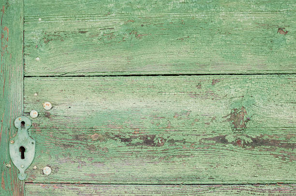 istock green painted wooden texture background 503454835