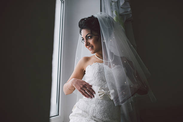 istock Preparation of adorable bride. 503455242
