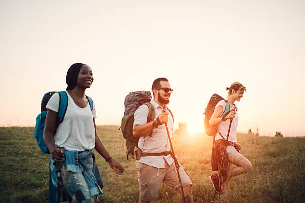 istock Friends Hiking In Nature 503455466