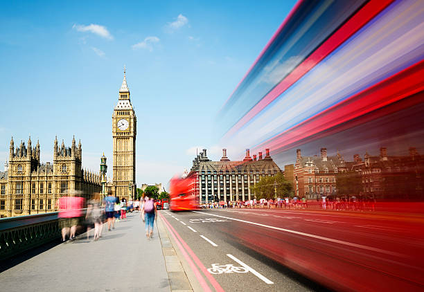 istock Big Ben and Westminster Bridge in London UK 503457355