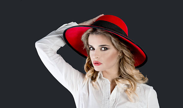 istock Young girl whit red hat 503457360