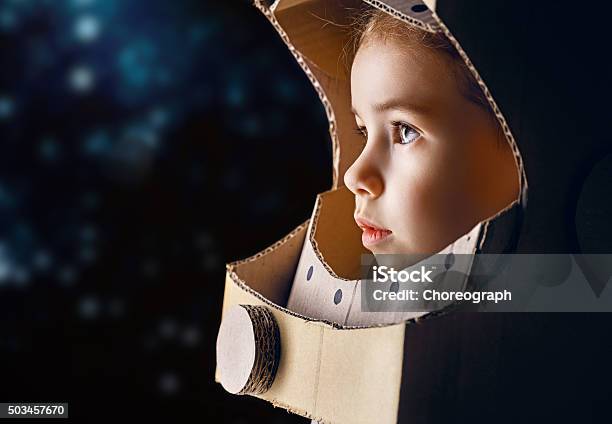 Astronaut Stock Photo - Download Image Now - Child, Astronaut, Outer Space