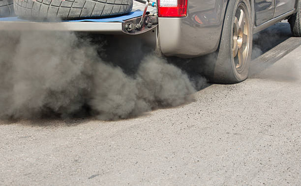 istock Air pollution from vehicle exhaust pipe 503458764