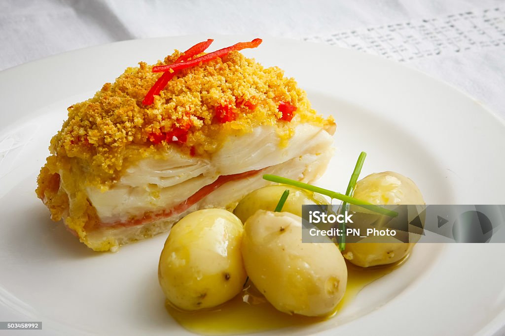 Fresh Fish Gourmet Dinner - Stock Image Fresh Fish Gourmet Dinner, with great details and colors Backgrounds Stock Photo