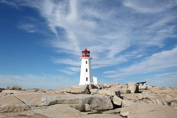 istock Scenic view of Peggys Cove lighthouse 503459596
