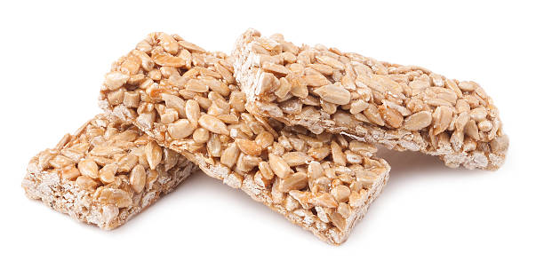 istock honey bars with peanut on white background 503461026