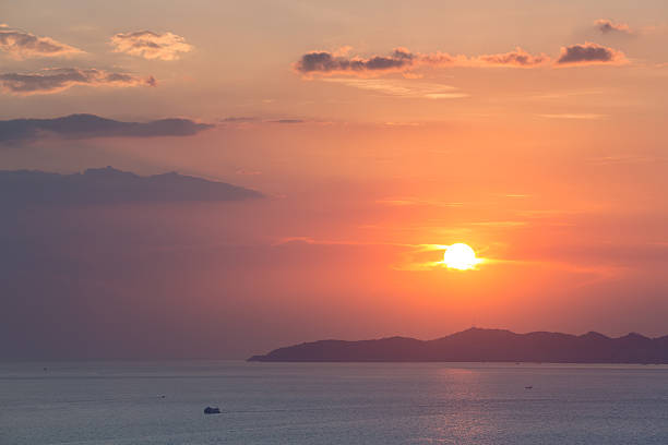 istock Colorful sunset at Pattaya bay 503463364