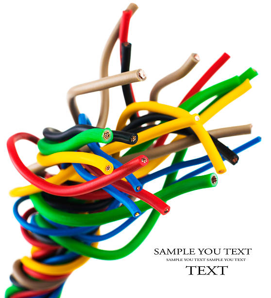 istock closeup of a electric cable 503463876