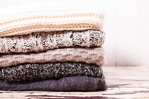 istock Collection of woolen clothes 503464378