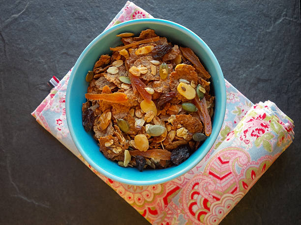 Healty Cereals Dessert  - Stock Image stock photo