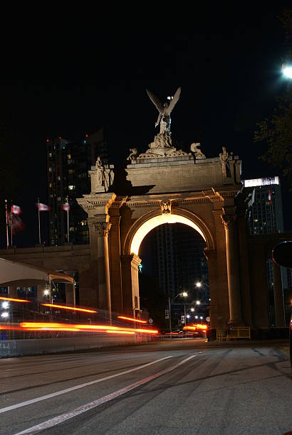 istock Late Night At Exhibition Place on Princes' Boulevard 503466112
