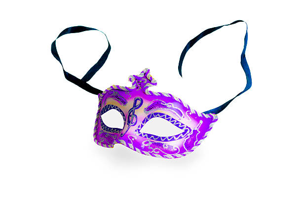 istock Purple venetian mask 503466404