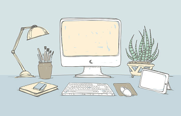 Computing Area Line Drawing 3,100+ Computer Line Drawing Stock Photos, Pictures & Royalty-Free ...