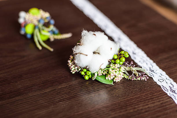 istock boutonniere made of cotton 503467926