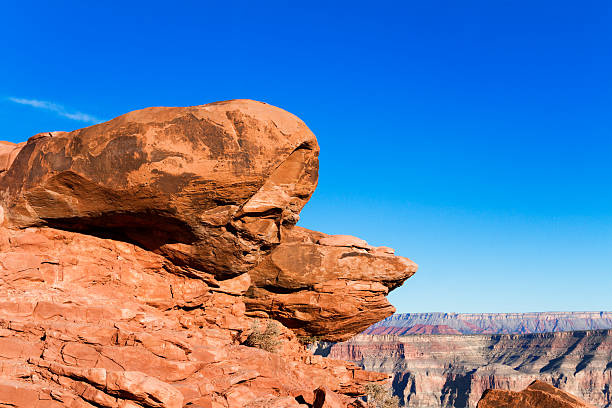 Red Rocks at Grand Canyon (West Rim) with copy space on the right, Arizona, USA
