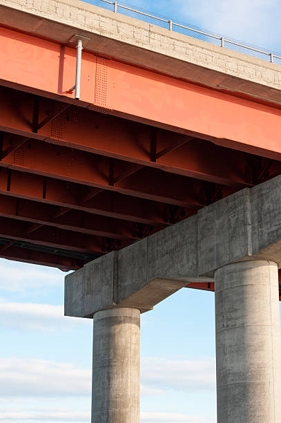 istock Detail of red bascule bridge 503487968