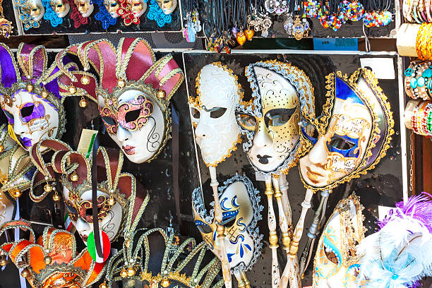 istock Lots of Venetian masks 503488541
