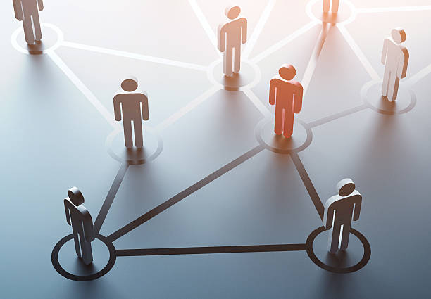social network group of people talking in social network multi level marketing stock pictures, royalty-free photos & images
