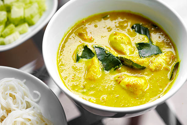 istock close up thai spicy yellow fish curry 503490013