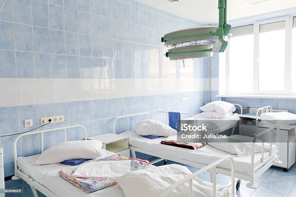 Hospital Raum Innenraum ohne sicks - Lizenzfrei Ausrüstung und Geräte Stock-Foto