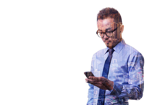 istock Young Asian businessman using a mobile phone 503491306