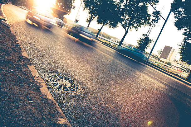 istock Traffic in the city at sundown 503491624