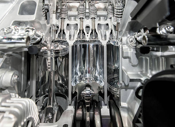 istock closeup on part of the car engine 503492490