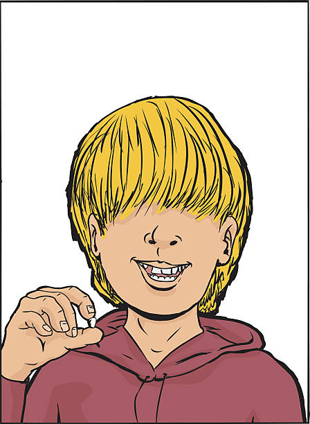 Happy Boy With Missing Tooth Stock Illustration - Download Image Now -  Adolescence, Blond Hair, Boys - iStock