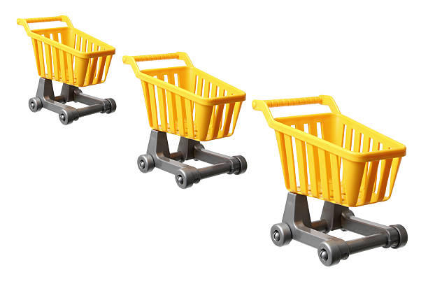 istock Miniature Shopping Trolleys 503492766