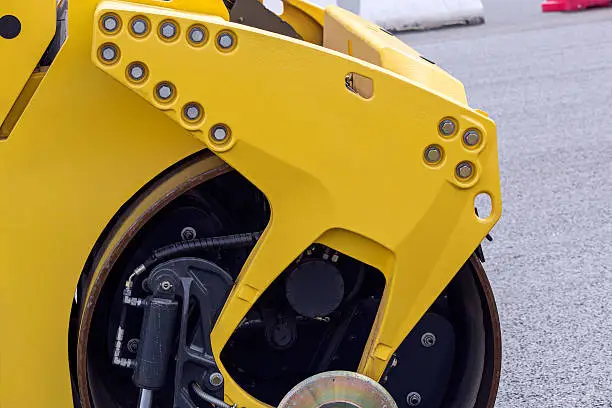 Photo of Steamroller closeup